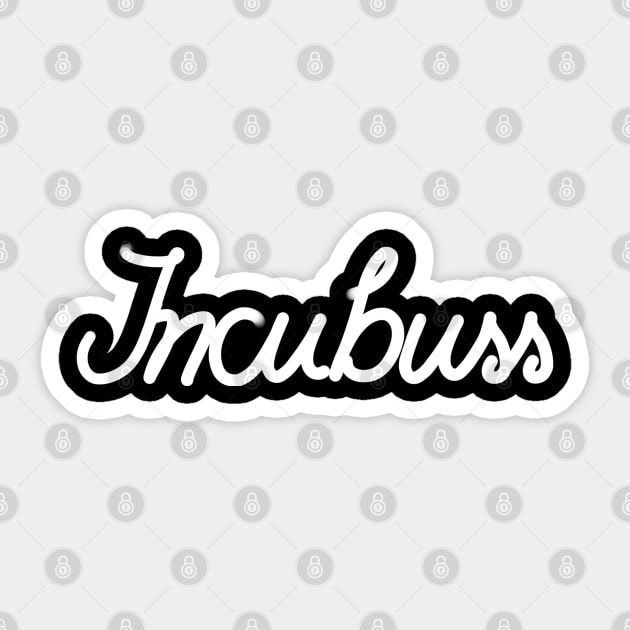 Incubuss | Demons Fashion | Lettering Sticker by Incubuss Fashion